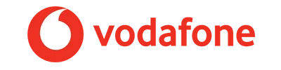 Logo Vodafone, azienda cliente BgBuilding per team building aziendale